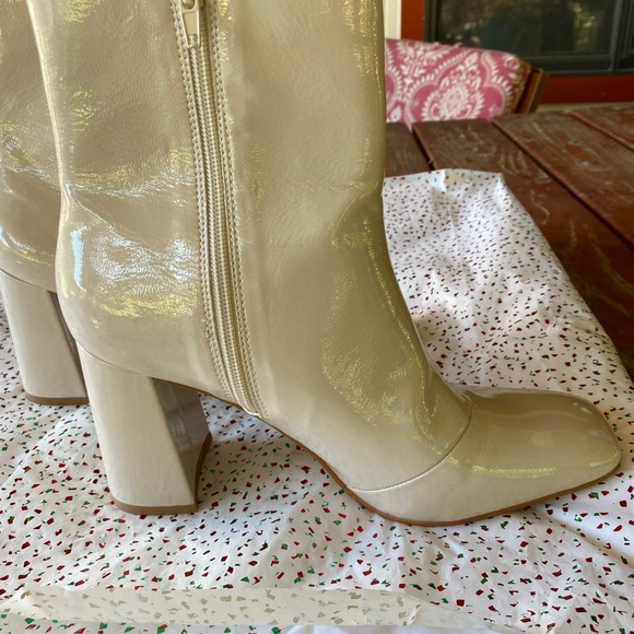 Steve Madden Patent Boots - Picture 3 of 4